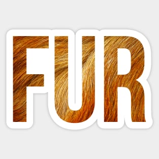 Fur Sticker